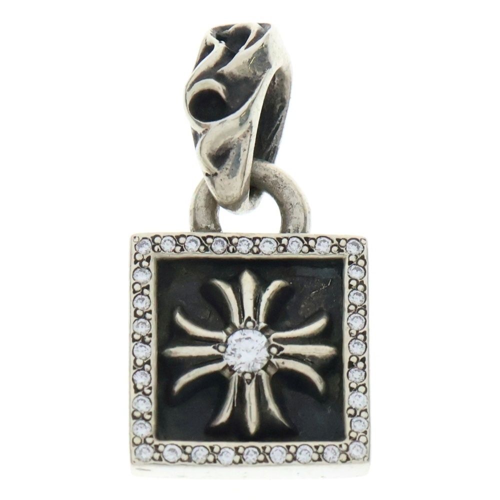 VINTAGE●CHROME HEARTS●ダイヤモンド フレーム ペンダント Chrome Hearts クロムハーツ ピースメダリオンペンダント