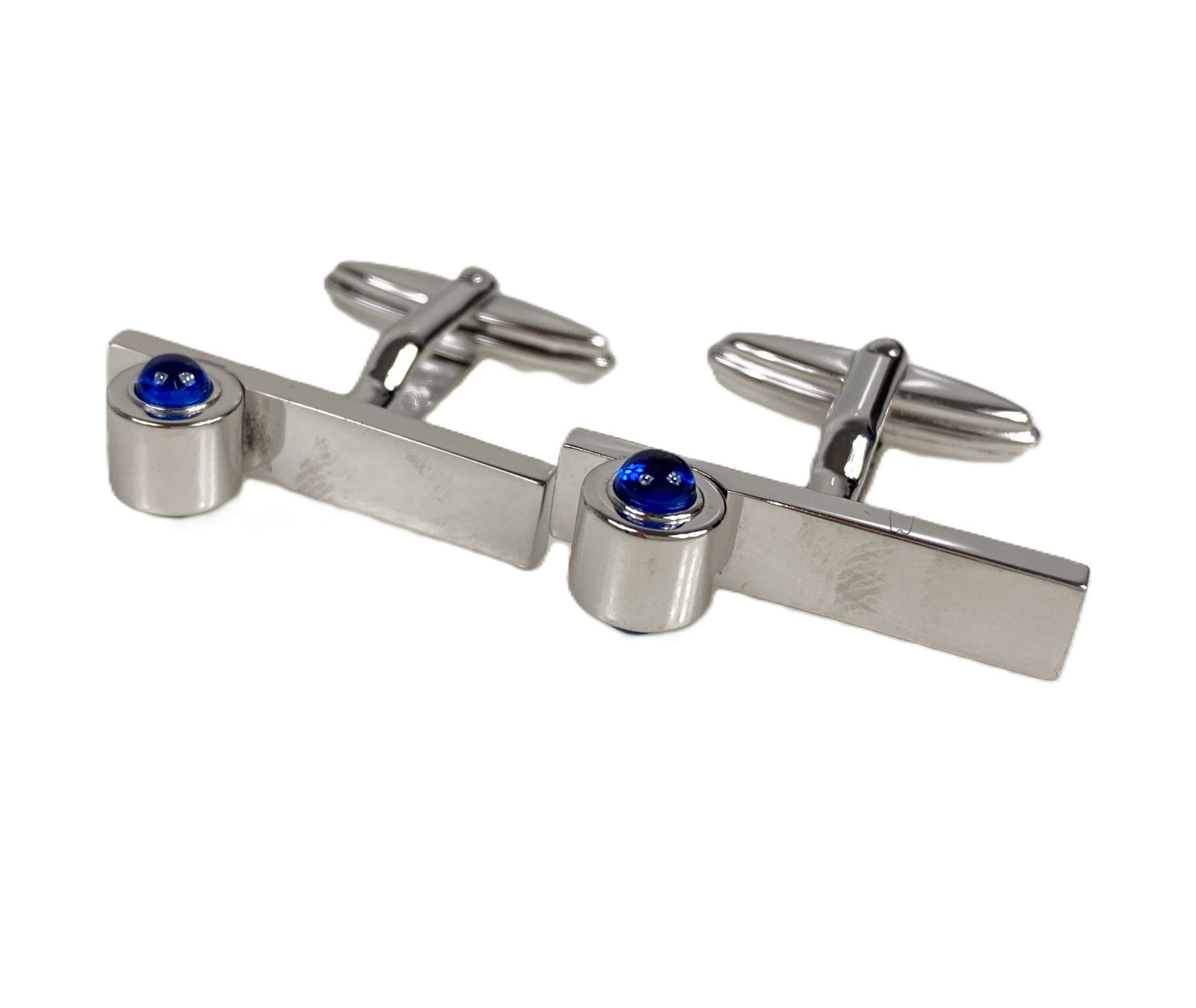 ダンヒル dunhill カラーストーン カフス カフリンクス ブルー|シルバー925 匿名配送 送料無料