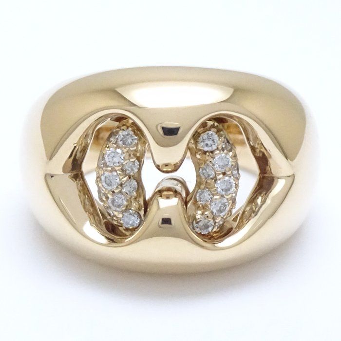 ブルガリ BVLGARI アブラッチオ リング 指輪 ダイヤモンド 16号