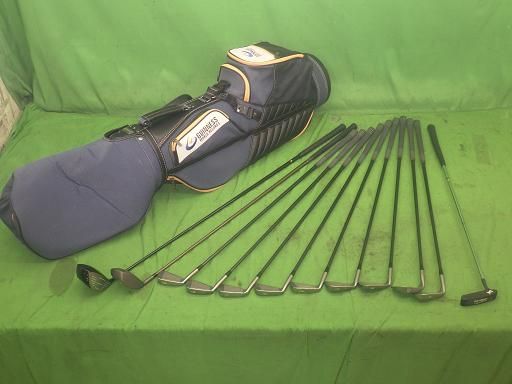 中古】ゴルフクラブ 12本セット バッグ付 右利き用