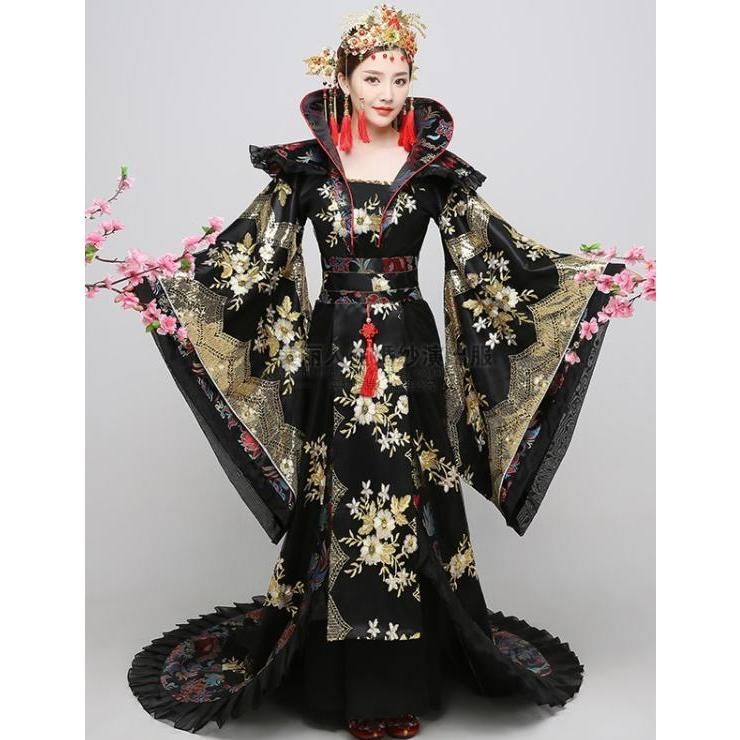 コスプレ衣装 漢服 皇帝皇后仮装コスプレ衣装 中国古代宮廷衣装 華流チャイナドレス 漢唐時代中国風ウエディングドレス 代役劇場舞台