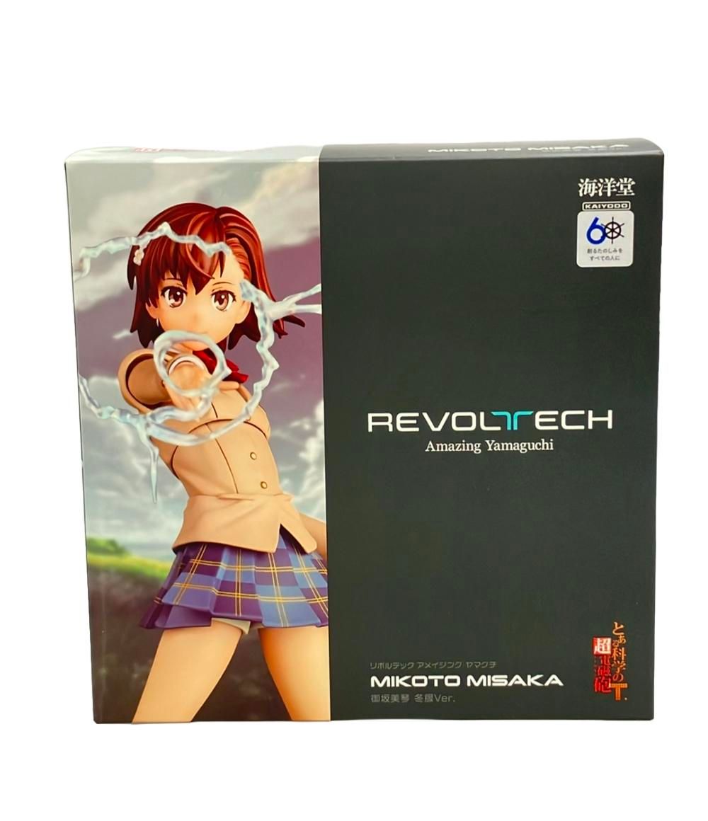 美品 とある科学の超電磁砲 フィギュア 御坂美琴 冬服Ver. 海洋堂