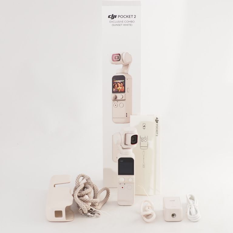 DJI Pocket 2 コンボ サンセット ホワイト ポケットサイズ VLOGカメラ