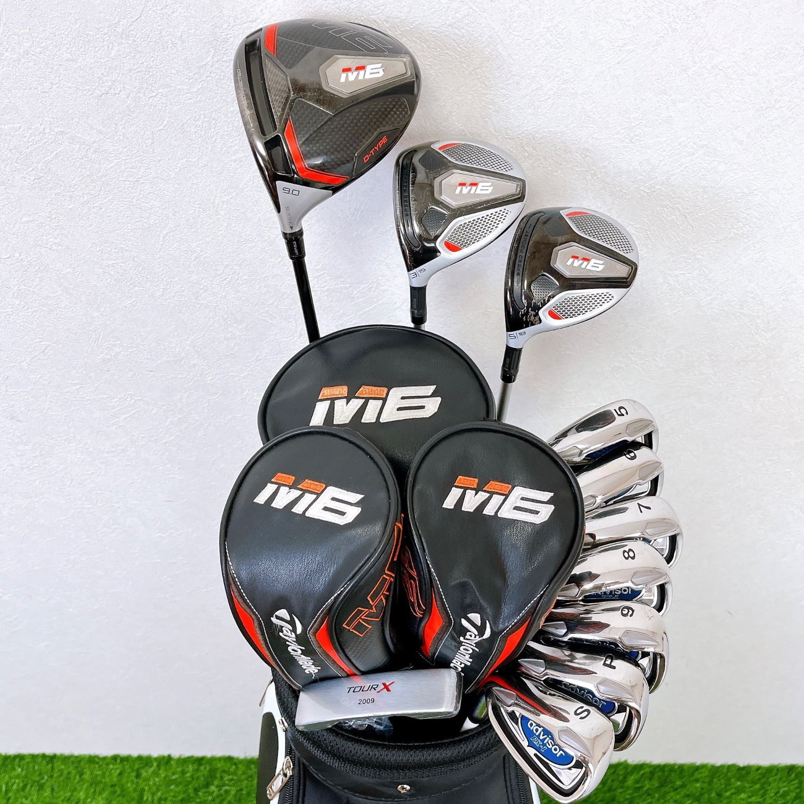 人気ブランド 海外通販 - 国内入手困難 希少レフティ】【キャディバッグ新品】TaylorMade M6 クラブ