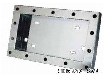 ジェットイノウエ パイロットランプ取付け穴付ナンバープレート枠 中型用 501197