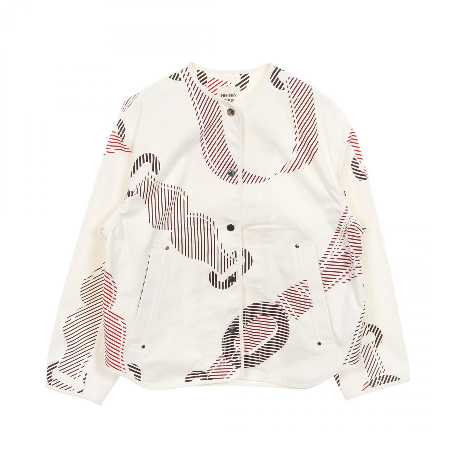 エルメス HERMES ブルゾン Coaching Remix 柄 その他 ジャケット レディース
