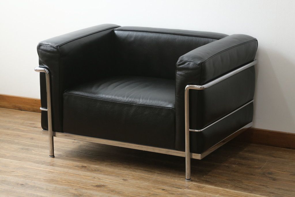 ソファCassina カッシーナ ル・コルビュジエ Le Corbusier LC3 GRAND MODELE グランモデル 中古 1人掛けソファ 1Pソファ 一人掛け R-062544