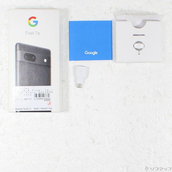中古品〕 Google Pixel 7a 128GB チャコール GA03694-JP docomo