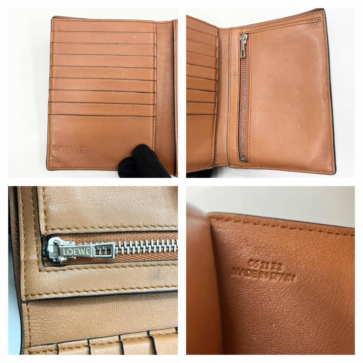 ロエベ バーティカル ウォレット レザー LOEWE ロエベ バーティカル ウォレット ラージ ブランドオフ