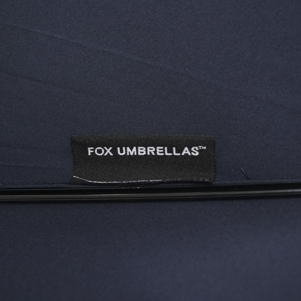 紳士傘 FOX UMBRELLA フォックスアンブレラ USED美品 傘 メンズ 木目ライト タモ 無地 ネイビー 紺 高級 64cm S1455