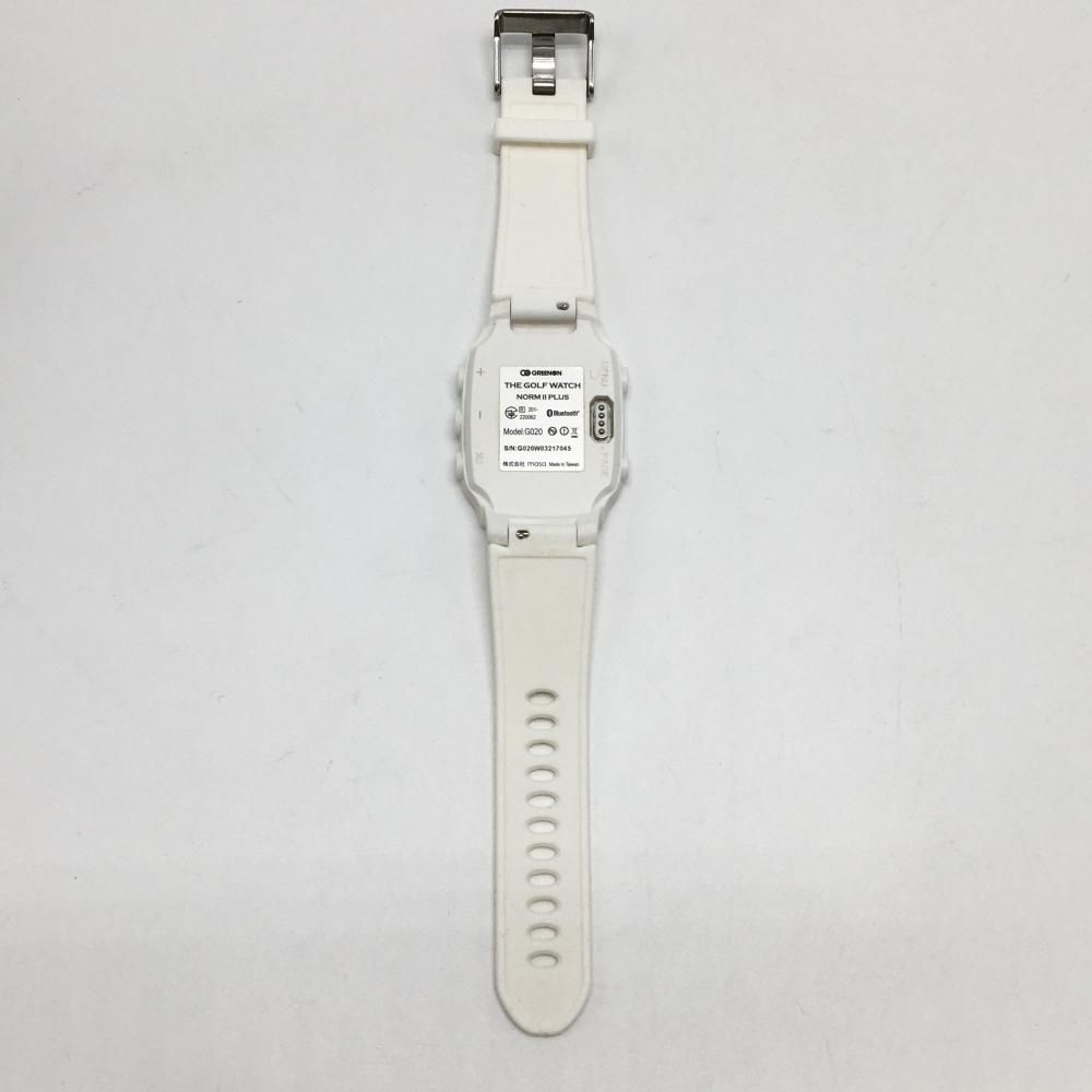 グリーンオン ゴルフウォッチ 白 ノルムIIプラス GPS 通電確認済