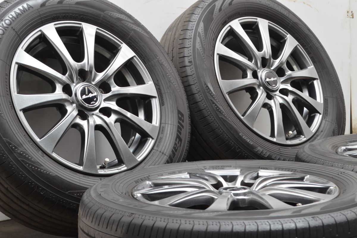 ユーロスピード 15in 6J 45 PCD114.3 製 ヨコハマ ブルーアース RV03 195 65R15 ノア ヴォクシー セレナ ステップワゴン