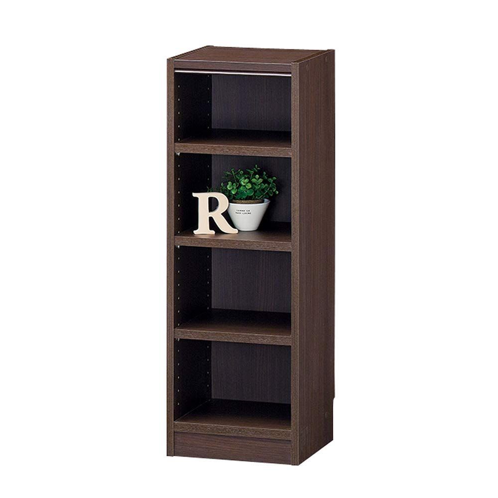 人気商品 白井産業 組み合わせ自由なフリーラック 隙間収納 シェルフ 本棚 豊富なサイズバリエーションでどんな部屋にも合わせやすい 棚板耐荷重10kg ダークブラウン 幅31 高さ90 奥行29cm TNL-9031DK タナリオ