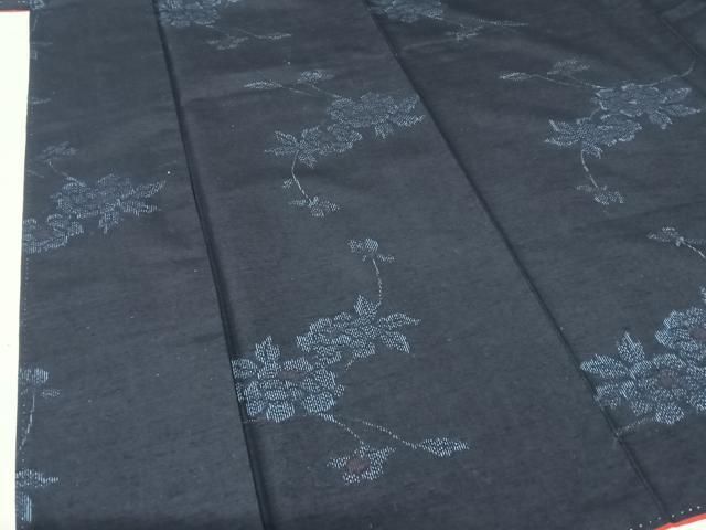 平和屋着物□上質な紬 草花文 正絹 逸品 AAAU9083mf - メルカリ