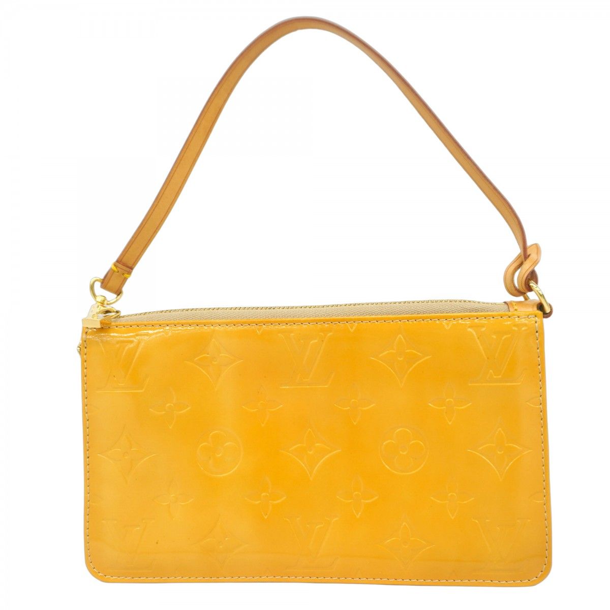 5mc3355 ルイヴィトン ポーチ ヴェルニ レキシントン M91010 ベージュ レディース