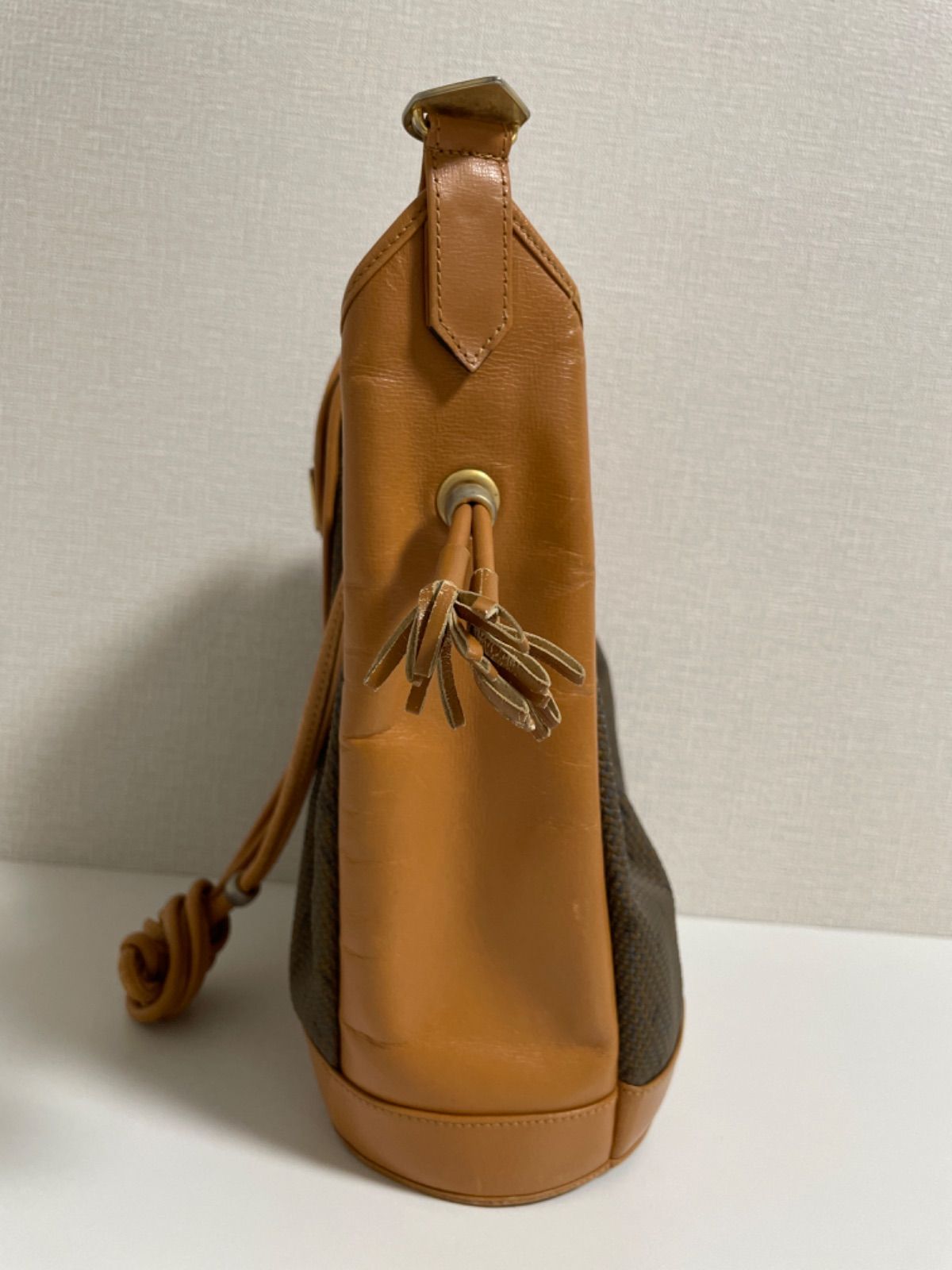 イヴサンローラン YVES SAINT LAURENT ヴィンテージ YSL ロゴ 巾着
