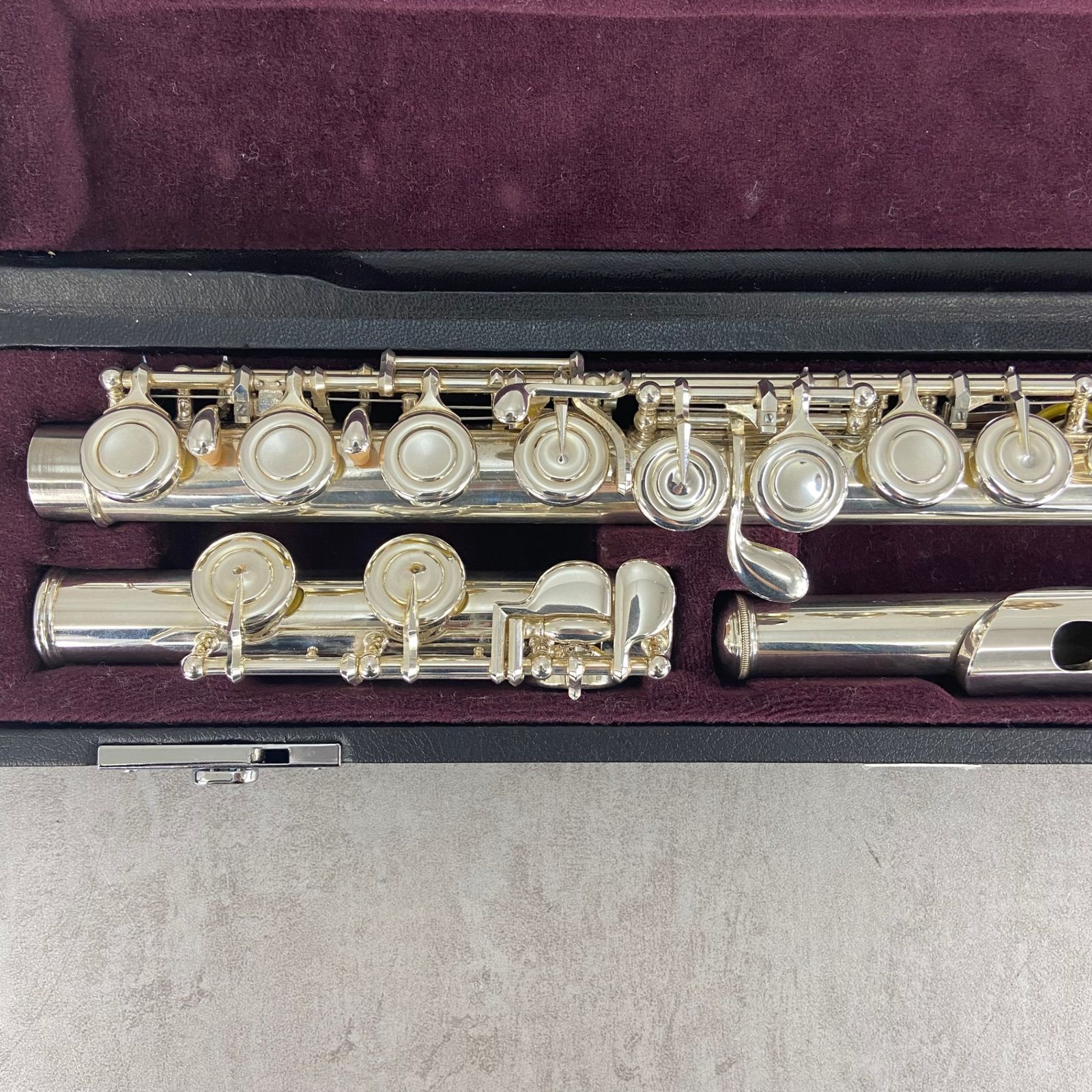 ヤマハ　フルート　木管楽器　YFL212　Eメカ　ピントップアーム　銀メッキ YAMAHA ヤマハ フルート YFL212 Eメカニズム ピントップアーム 銀