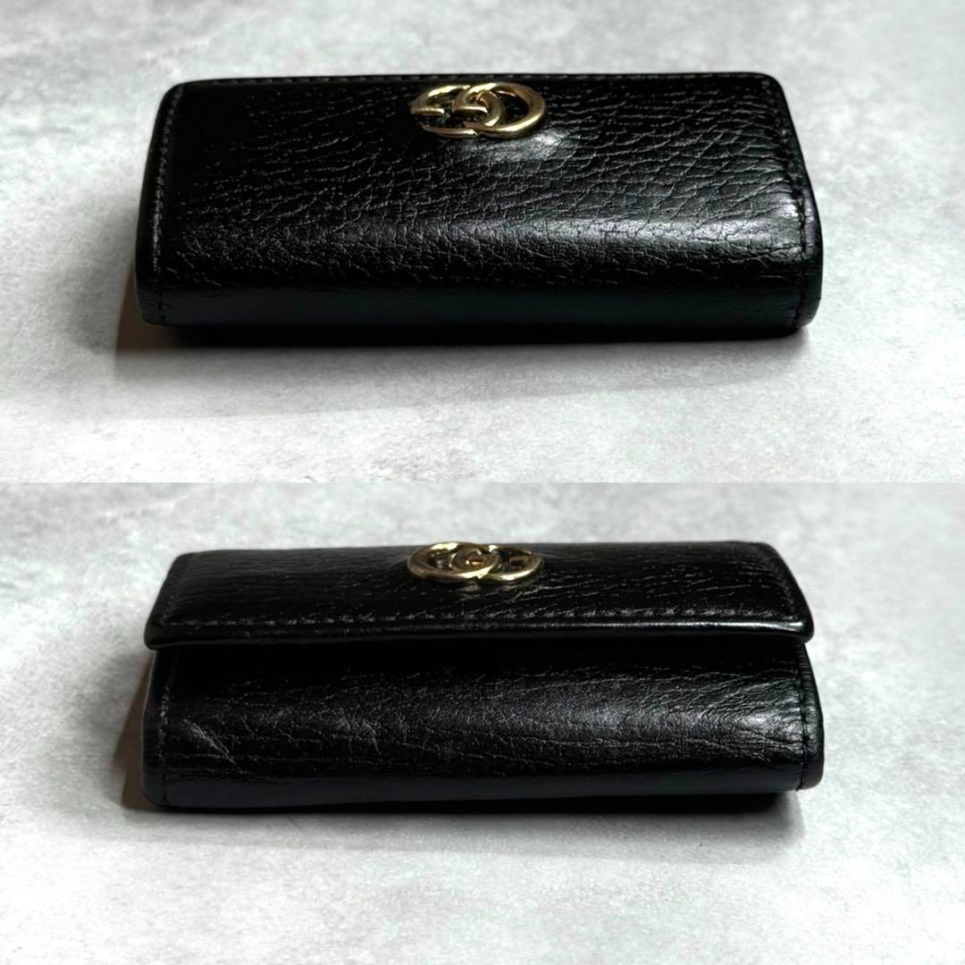 あんしん決済対応可 グッチキーケース 6連キーケース GGマーモント