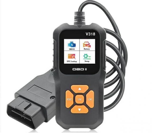 OBD2 故障診断機 車 日本語対応 スキャンツール コードスキャナー 自動車 obd2 操作簡単 OBDII自動車診断 tec-v318obd