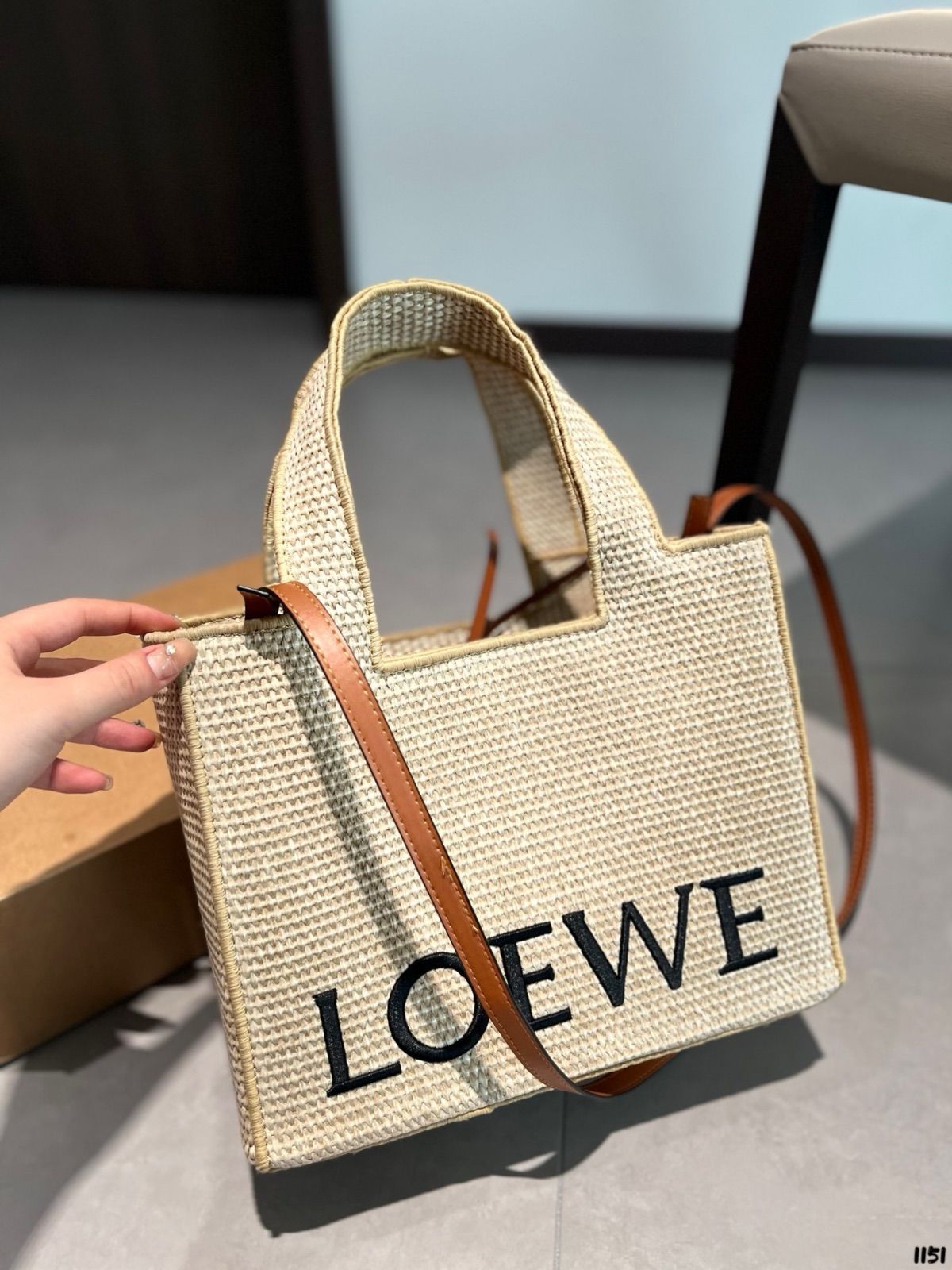 LOEWE ロエベ フォントトートスモール ハンドバッグ