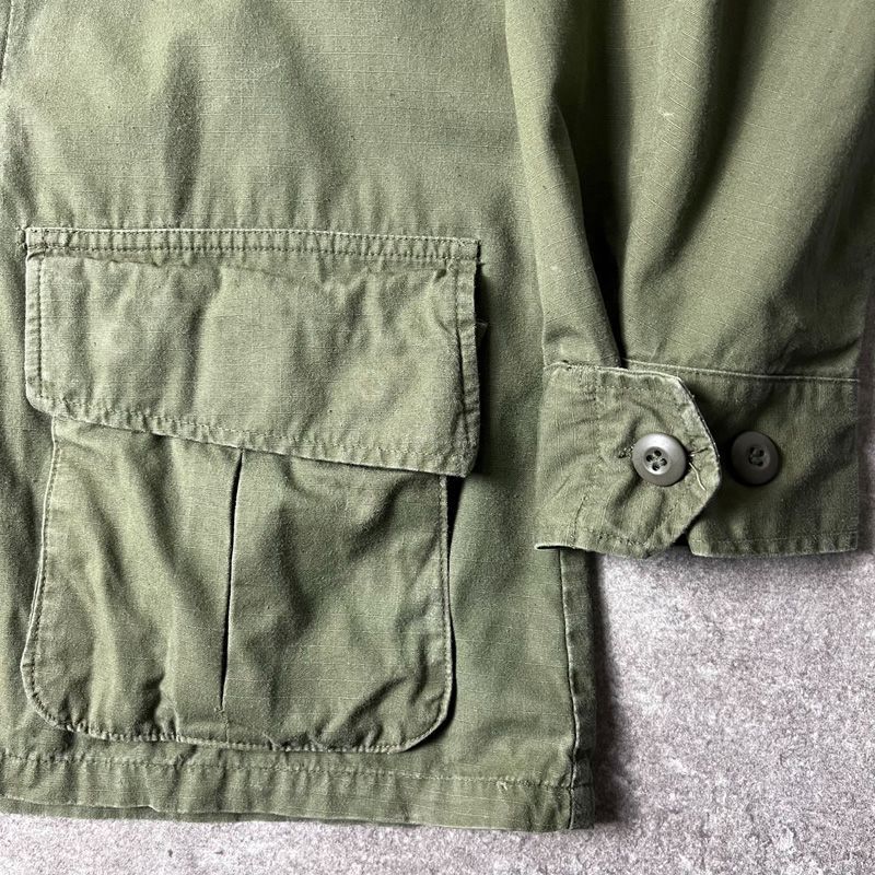 70s 70年製 US ARMY 米軍実物 4th ジャングルファティーグ ジャケット 