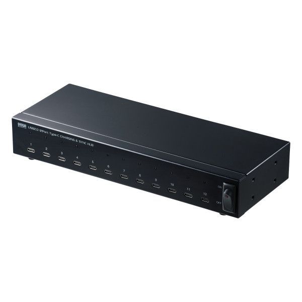 7営業日以内発送 サンワサプライ USB-2THCS12N USB2．0 Type－C 12ポートハブ USB2THCS12N 沖縄離島販売不可
