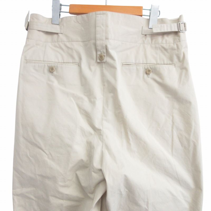 NEAT ベルトレス　チノパン　ベージュ NEAT｜NEAT Chino - Beige｜PRODUCT｜Continuer Inc.｜メガネ