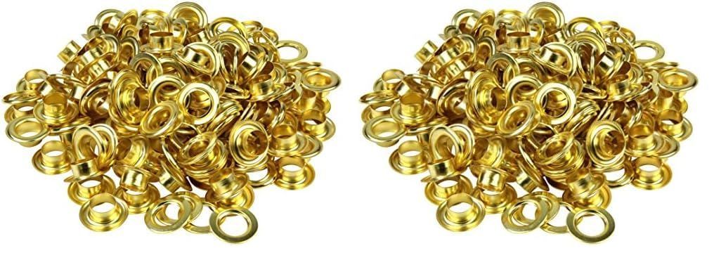 SK11 エスケー11 両面ハトメの玉 真鍮 100組 ハトメ穴径約12.0mm No.85-B × 2