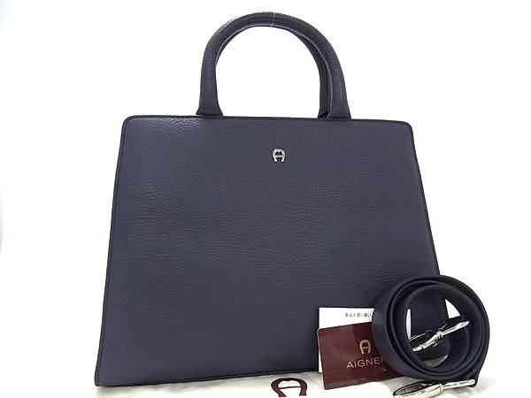 □新品□未使用□ AIGNER アイグナー レザー 2WAY ハンドバッグ トート