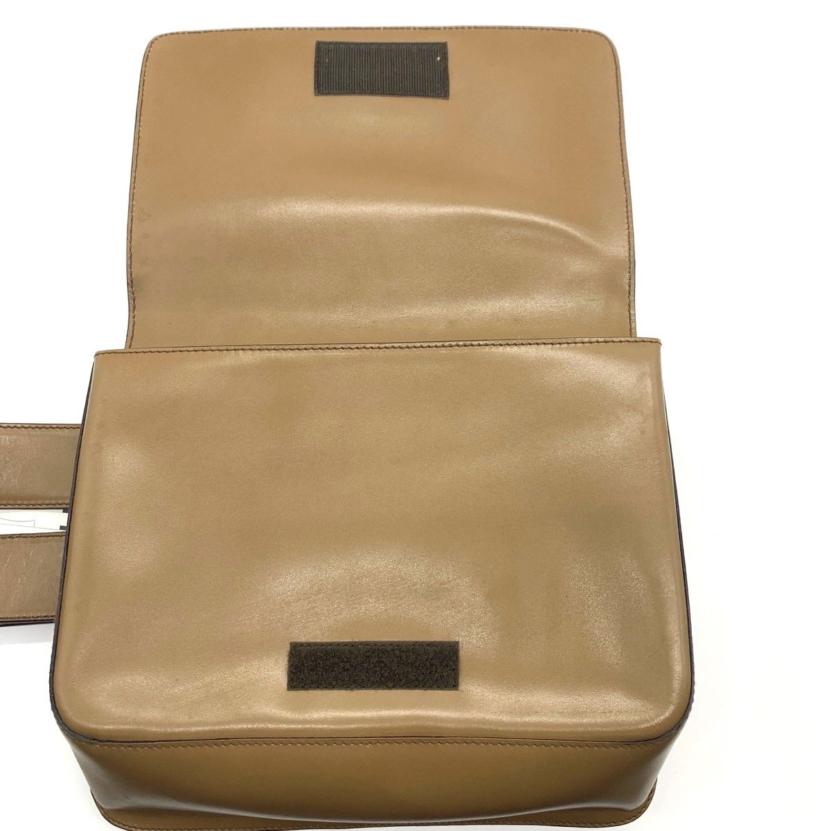 プラダ レザーロゴウエストバッグ キャメル PRADA ABランク 中古  