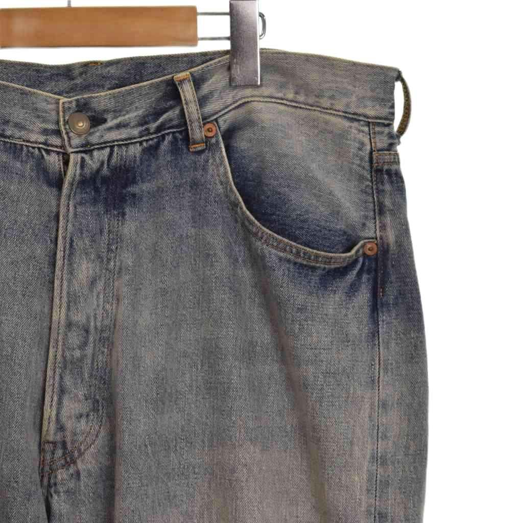 COMOLI 23SS 5P ブリーチ デニムパンツ X01-03004 コモリ COMOLI コモリ 23SS X01-03004 5P ブリーチ デニムパンツ