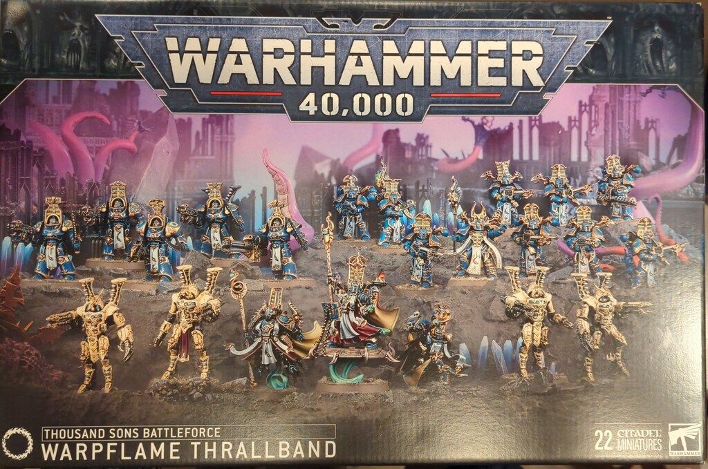 GAMES WORKSHOP WARHAMMER40 000 THOUSAND SONS WARPFLAME THRALLBAN|BATTLEFORCE バトルフォース 魔焔の隷属軍