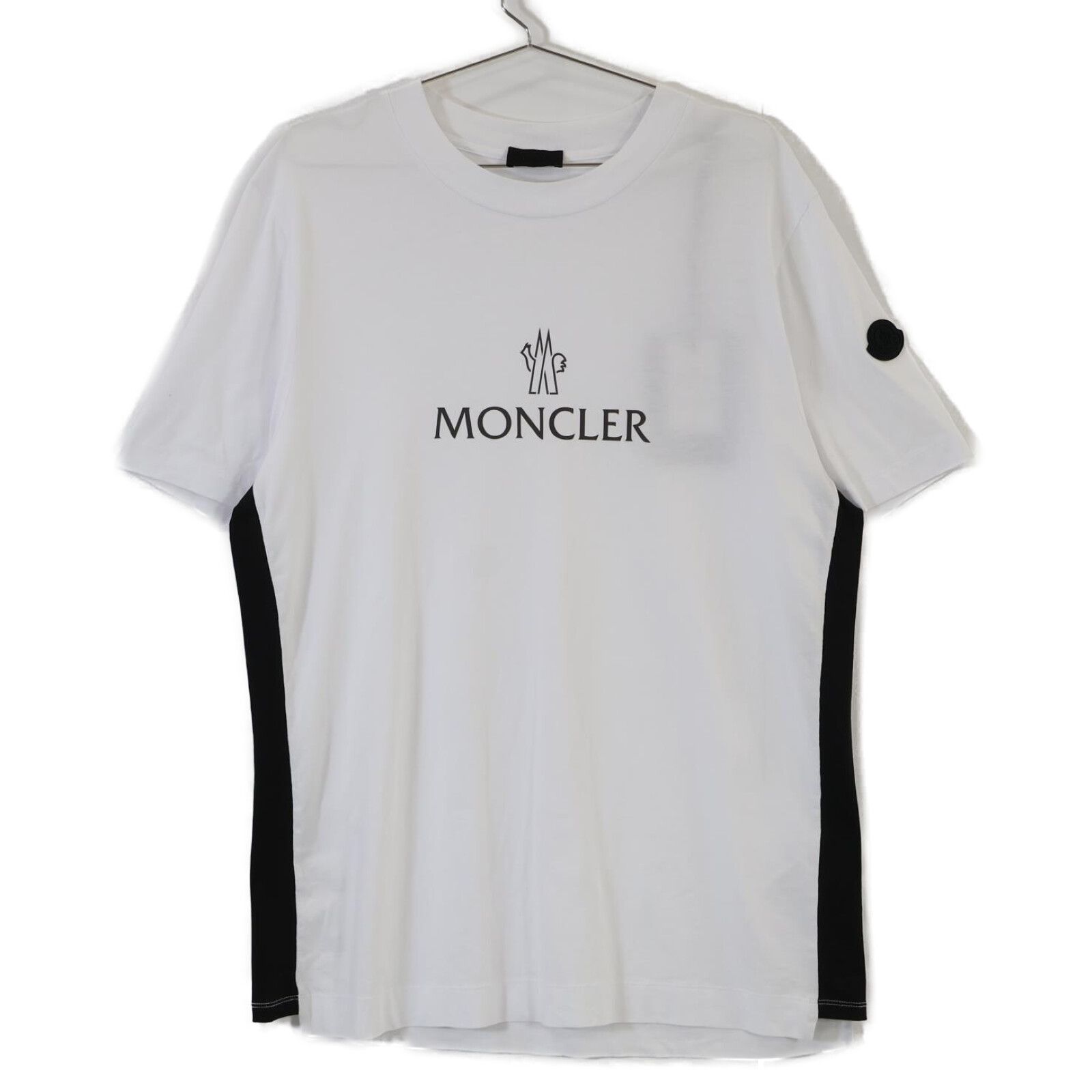 MONCLER モンクレール 【新品同様/国内正規/23年製】SS T-SHIRT ロゴプリント 半袖Tシャツ/ M - メルカリ