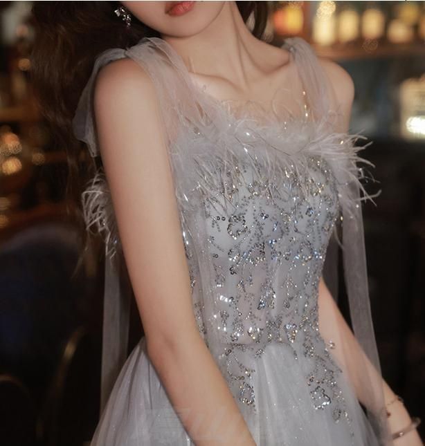 2025 フランス風 感ドレス レディース ノースリーブ Aライン 声楽 発表会 舞台 演奏会 パーティー 超 WP 109