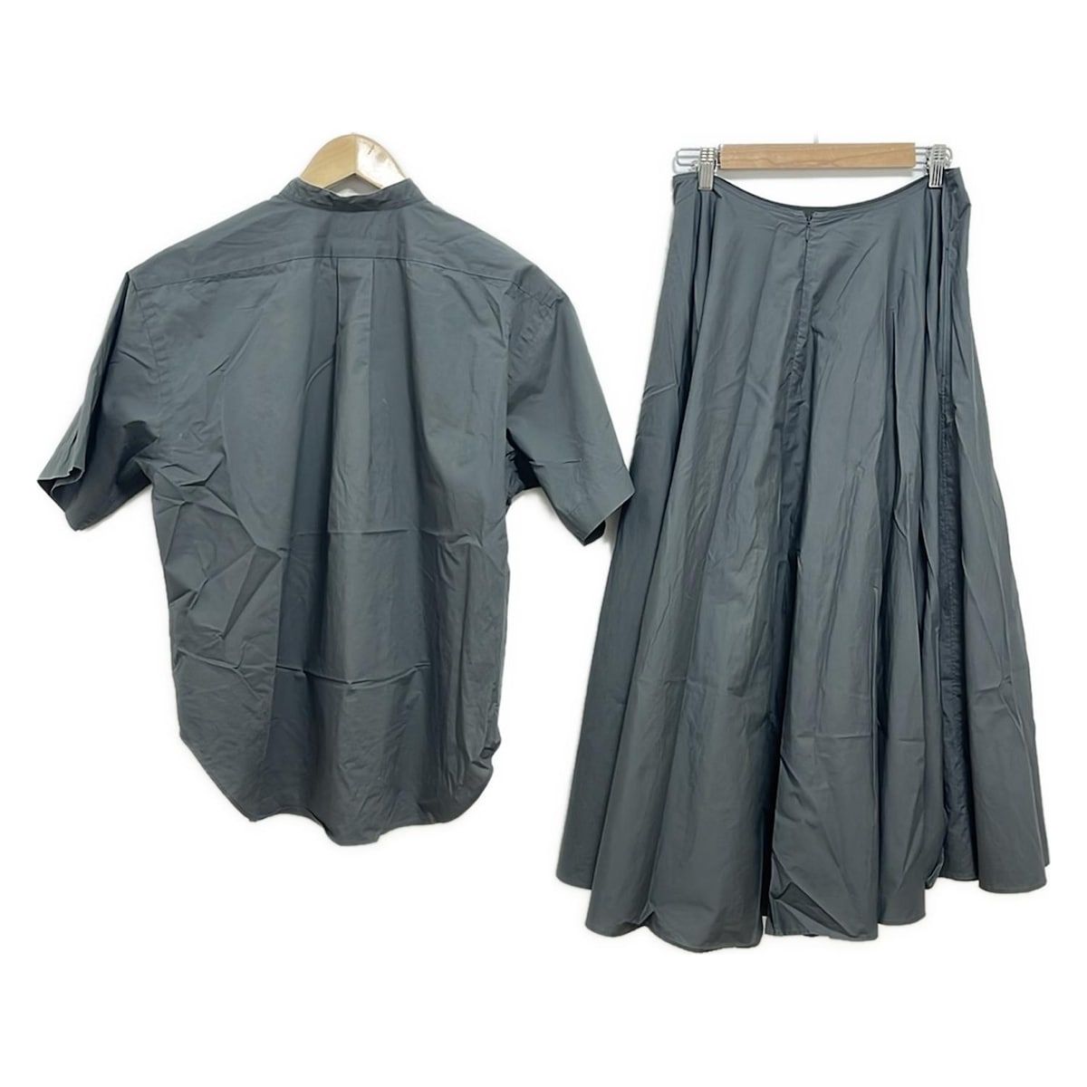 YLEVE イレーヴ スカートセットアップ レディース - ダークグレー