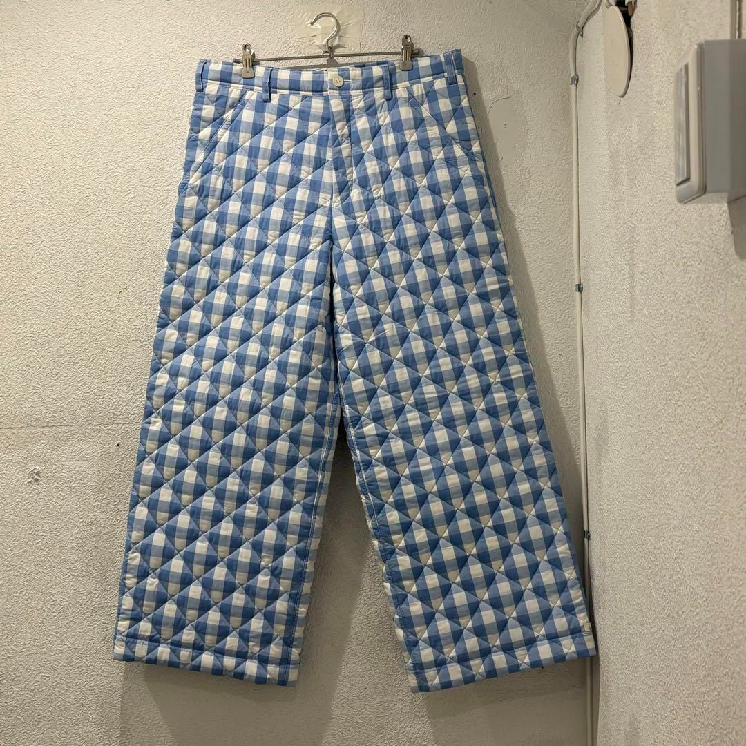 TSTS ティーエスティーエス 23AW QUILTED GINGHAM TROUSERS 