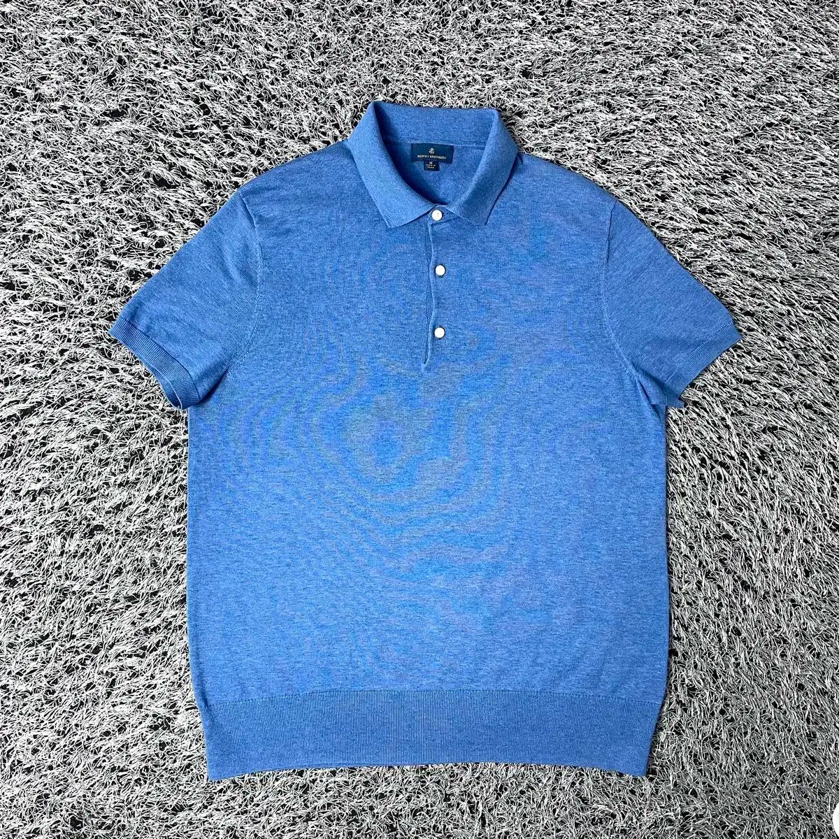Brooks Brothers Brooks Brothers(ブルックス・ブラザーズ) コットン ニット セーター 半袖 ポロTシャツ