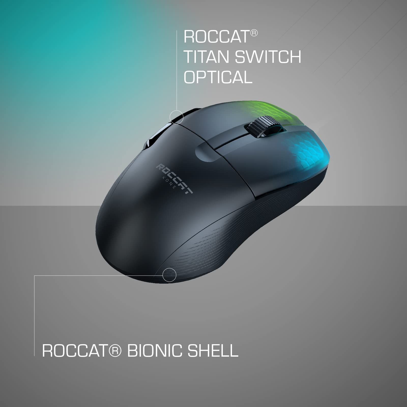 在庫セール】ROCCAT ゲーミングマウス Kone Pro Air ワイヤレス 2.4GHz