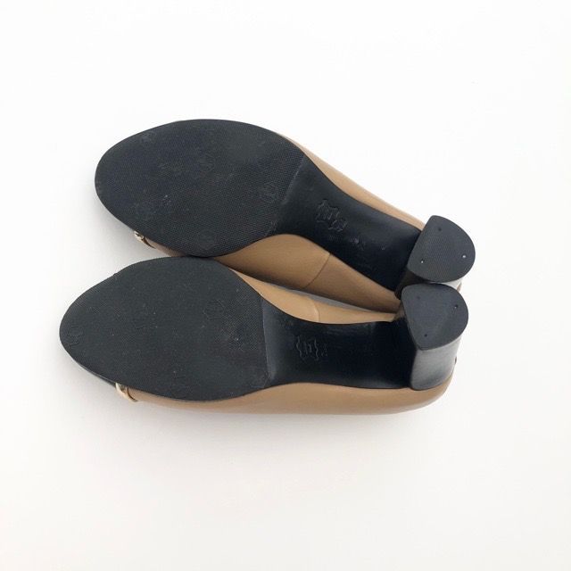 TORY BURCH トリーバーチ キャップトゥパンプス ベージュ 24cm