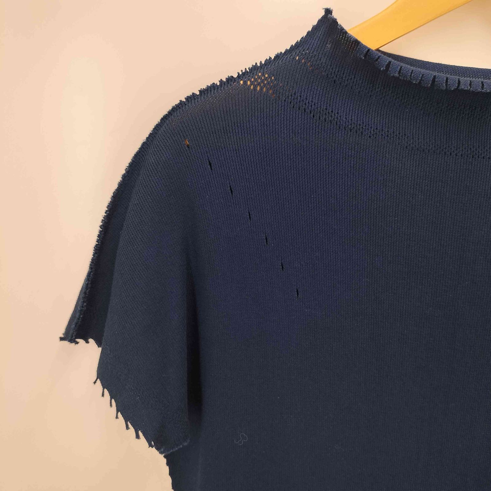 イッセイミヤケ ISSEY MIYAKE 22AW 切り込みデザイン ニット