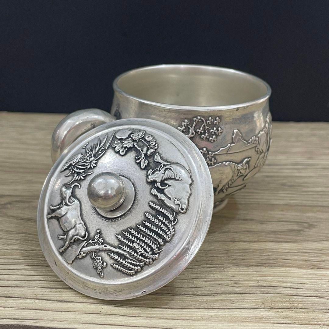 【 大感謝セール】 銅製 美術品 工芸品 装飾品 香道具 茶道具 置物 茶道 牛壷 工芸品