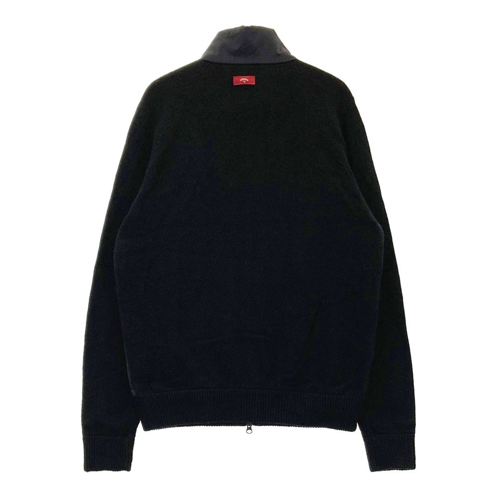 サイズ L CALLAWAY キャロウェイ レッドレーベル 中綿切替 ニット ジップジャケット ブラック系 240101505233 ゴルフウェア メンズ ストスト