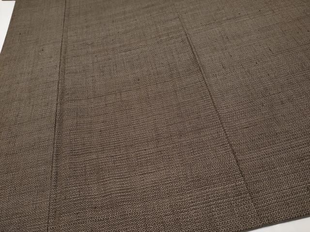 平和屋本店□極上 男性 結城紬 アンサンブル・角帯セット 100亀甲 総