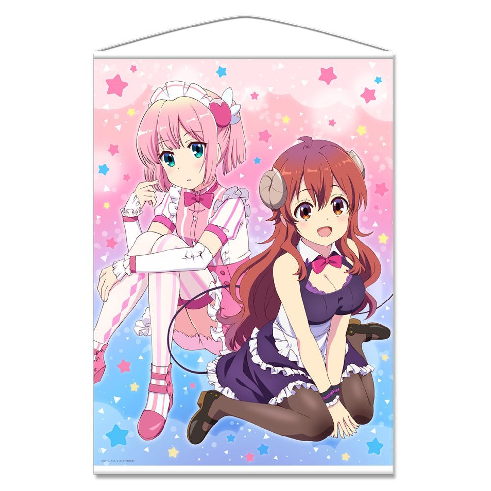 【新品・公式】まちカドまぞく B1タペストリー[優子u0026桃 メイドver.] 公式グッズ colleize コレイズ