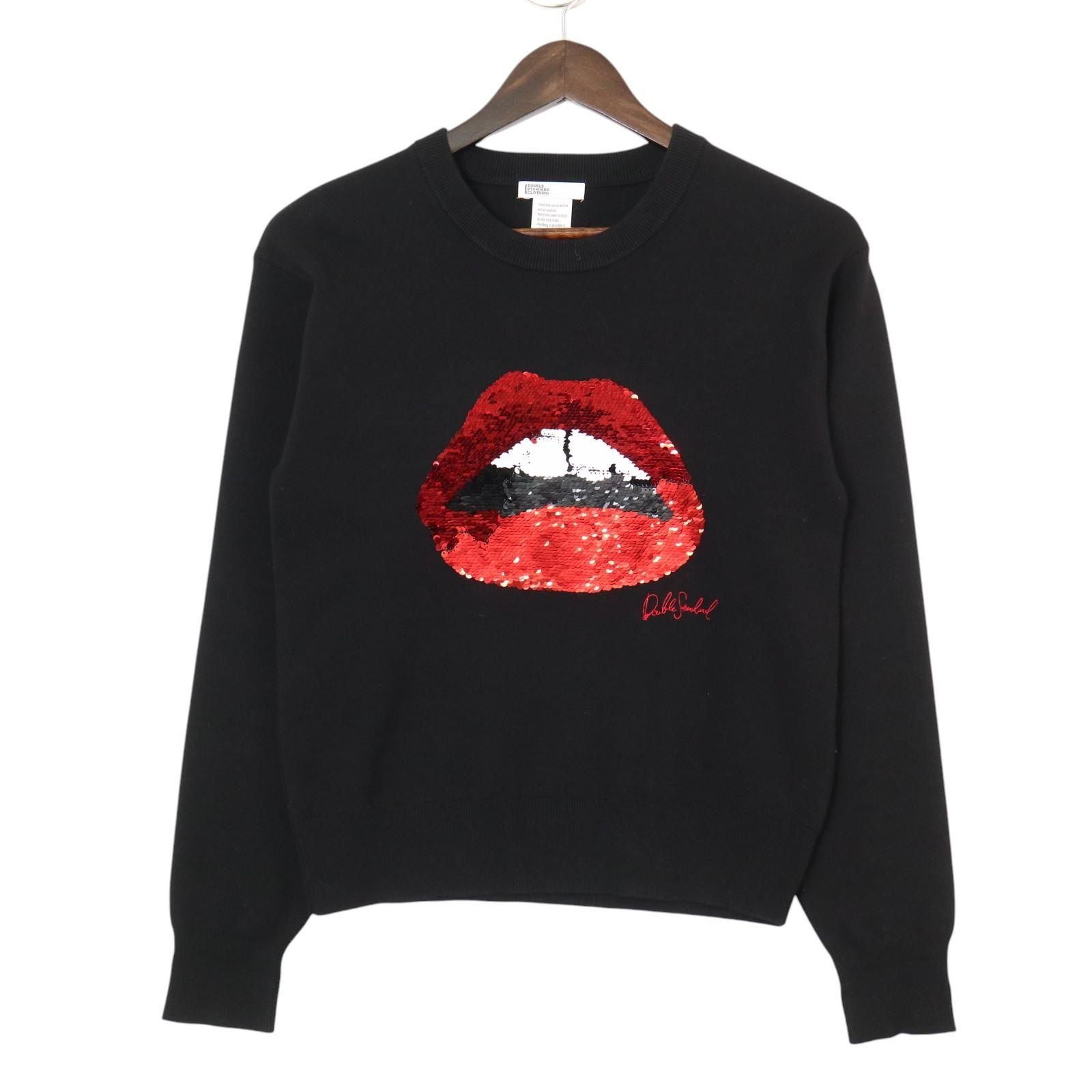 DOUBLE STANDARD CLOTHING　スパンコールリッププルオーバーニット＊ DOUBLE STANDARD CLOTHING（ダブルスタンダードクロージング）の