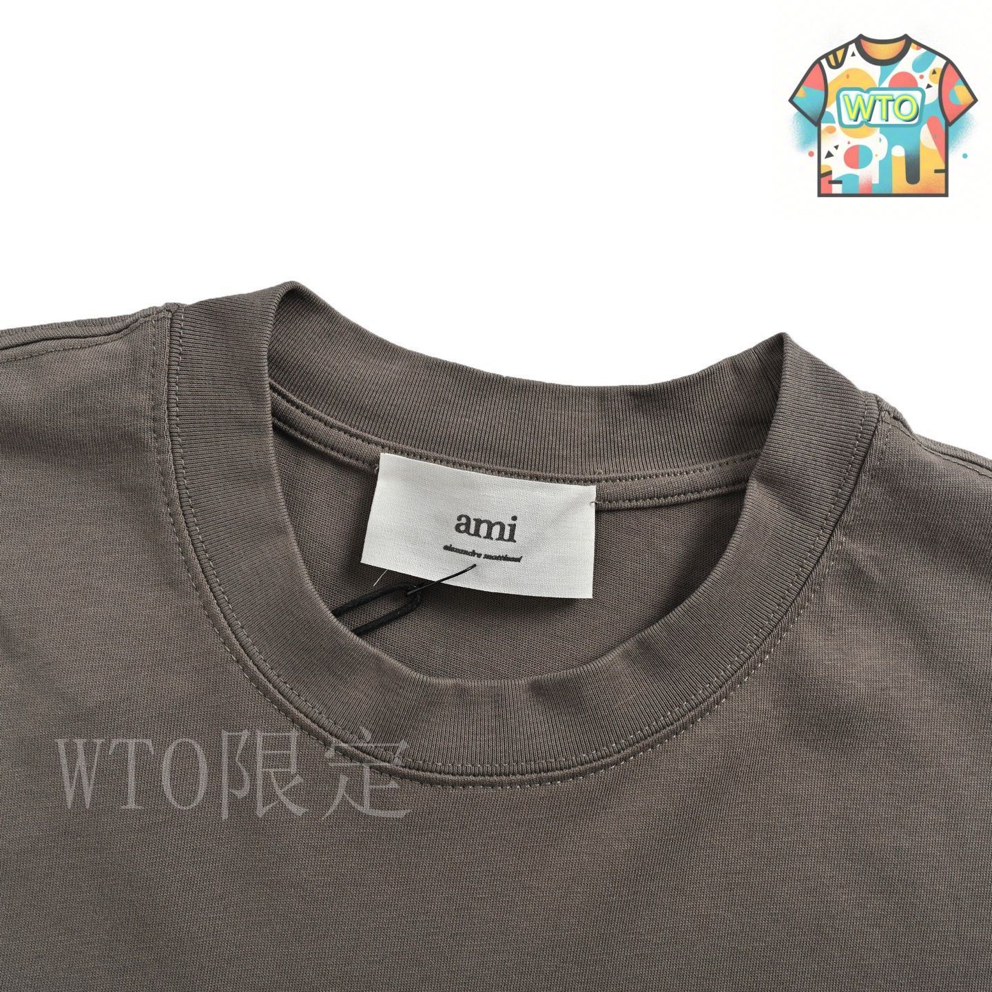 ★2025最新作★Ami★グレー後ろハート刺繍フーディー★特価 今日特価】Ami 25ss ハート刺繍 T シャツ-3 - メルカリ