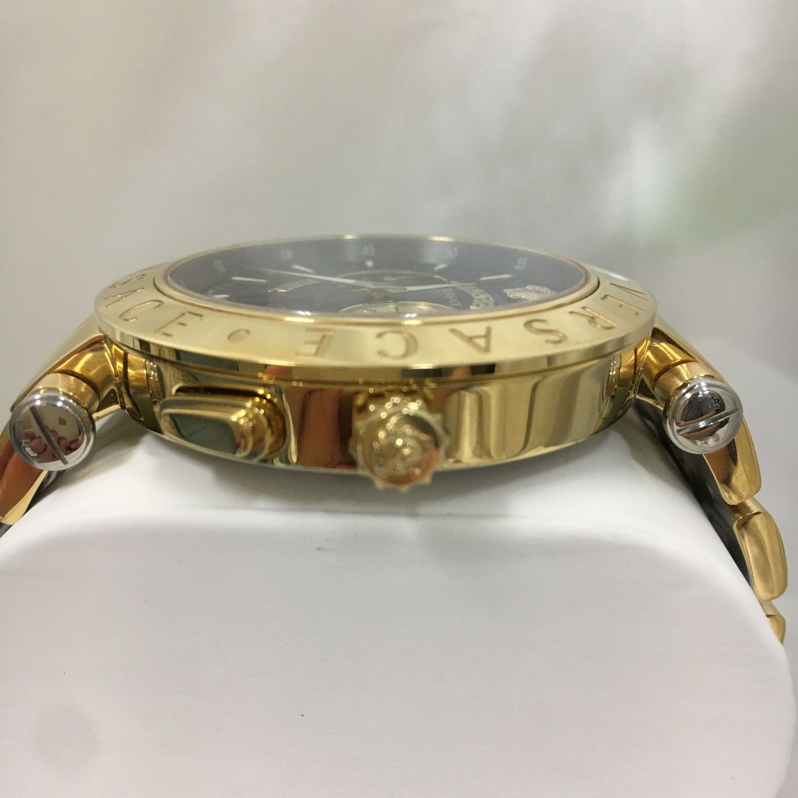 三沢店85】VERSACE 腕時計 ヴェルサーチ Versace Vレース デュアル 
