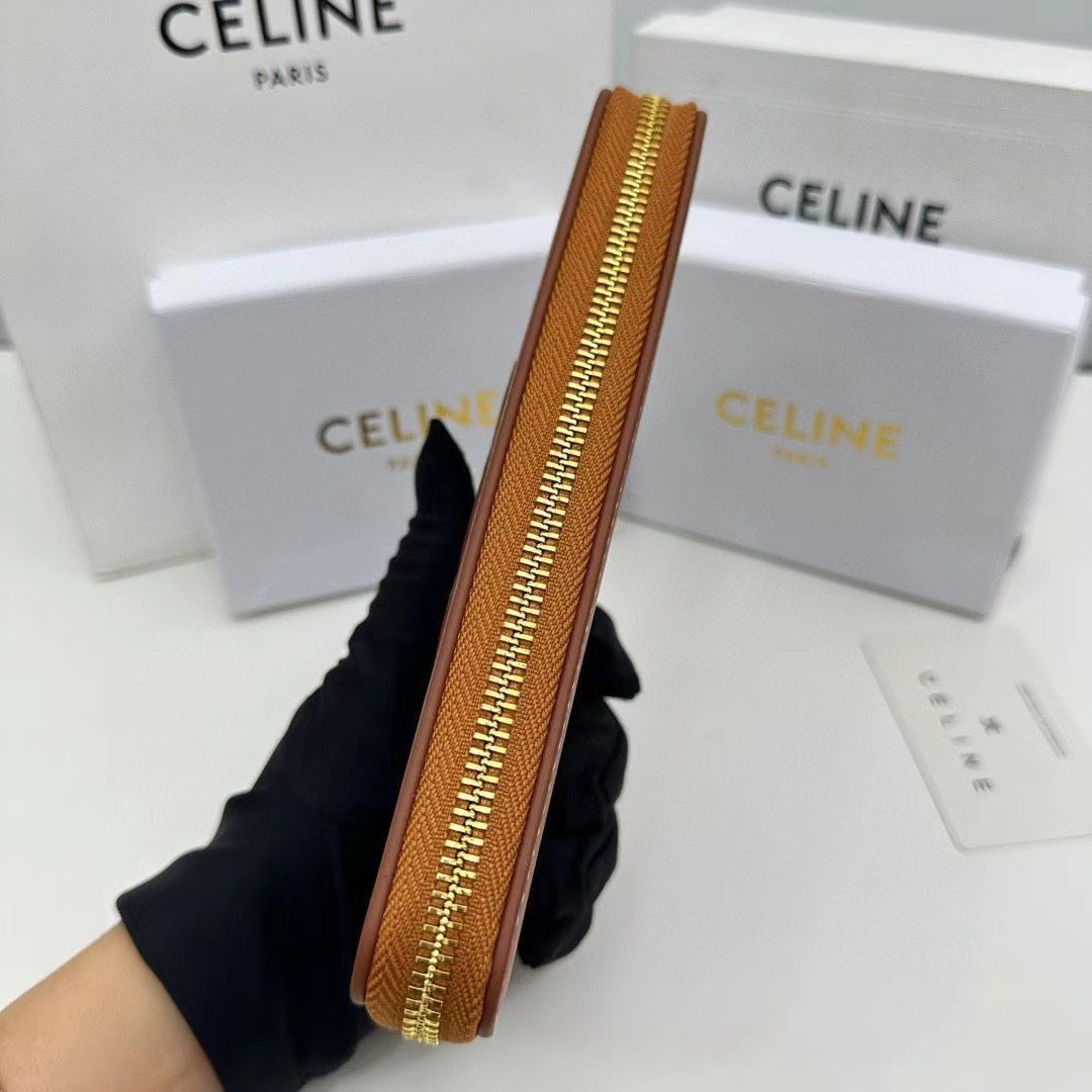 CUIR 大きなジップウォレット