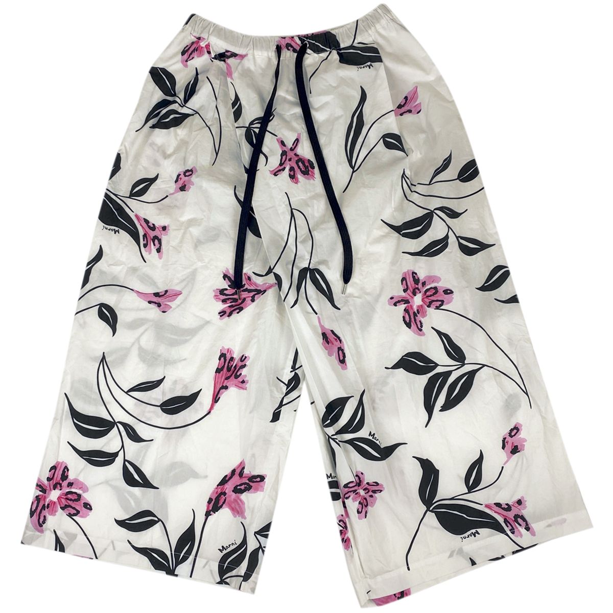 マルニ MARNI フラワープリント パンツ 花柄 スカート風 ボトムス  