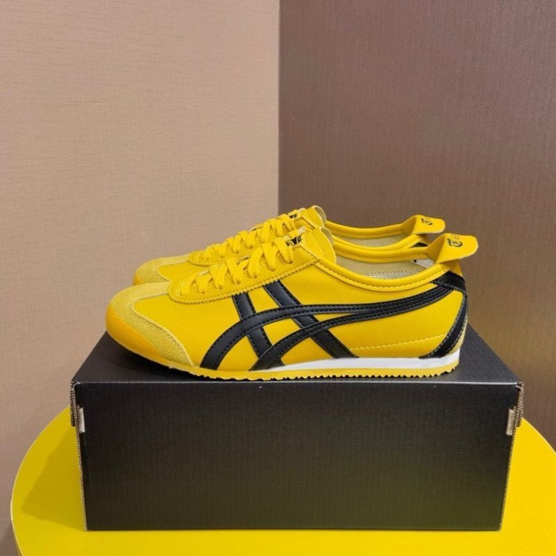 【新品未使用】Onitsuka Tiger イエロー スニーカー Onitsuka Tiger オニツカタイガー メキシコ スニーカー MEXICO